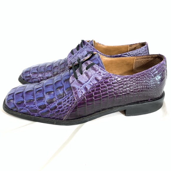 purple gator shoes